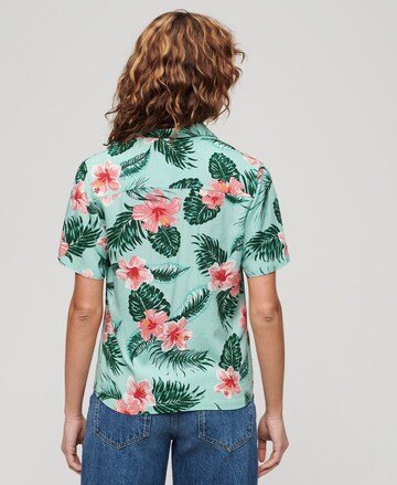 Superdry Blouse 'Beach Resort' in Groen