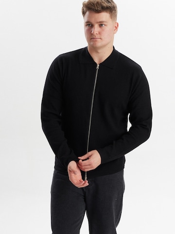 Dxnmxrk Knit Cardigan 'DXGeorg' in Black: front