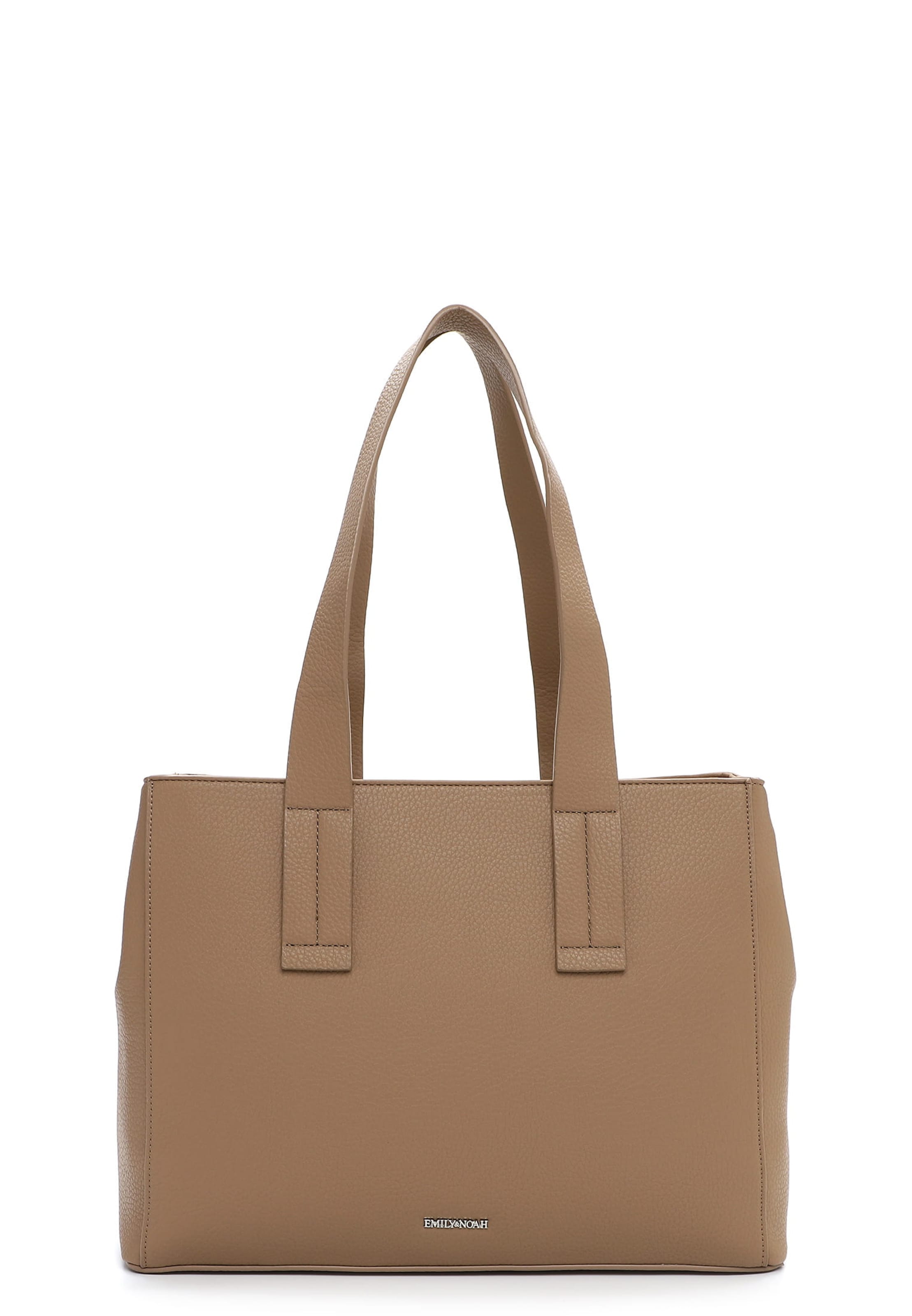 Emily & Noah Shopper in Beige: front