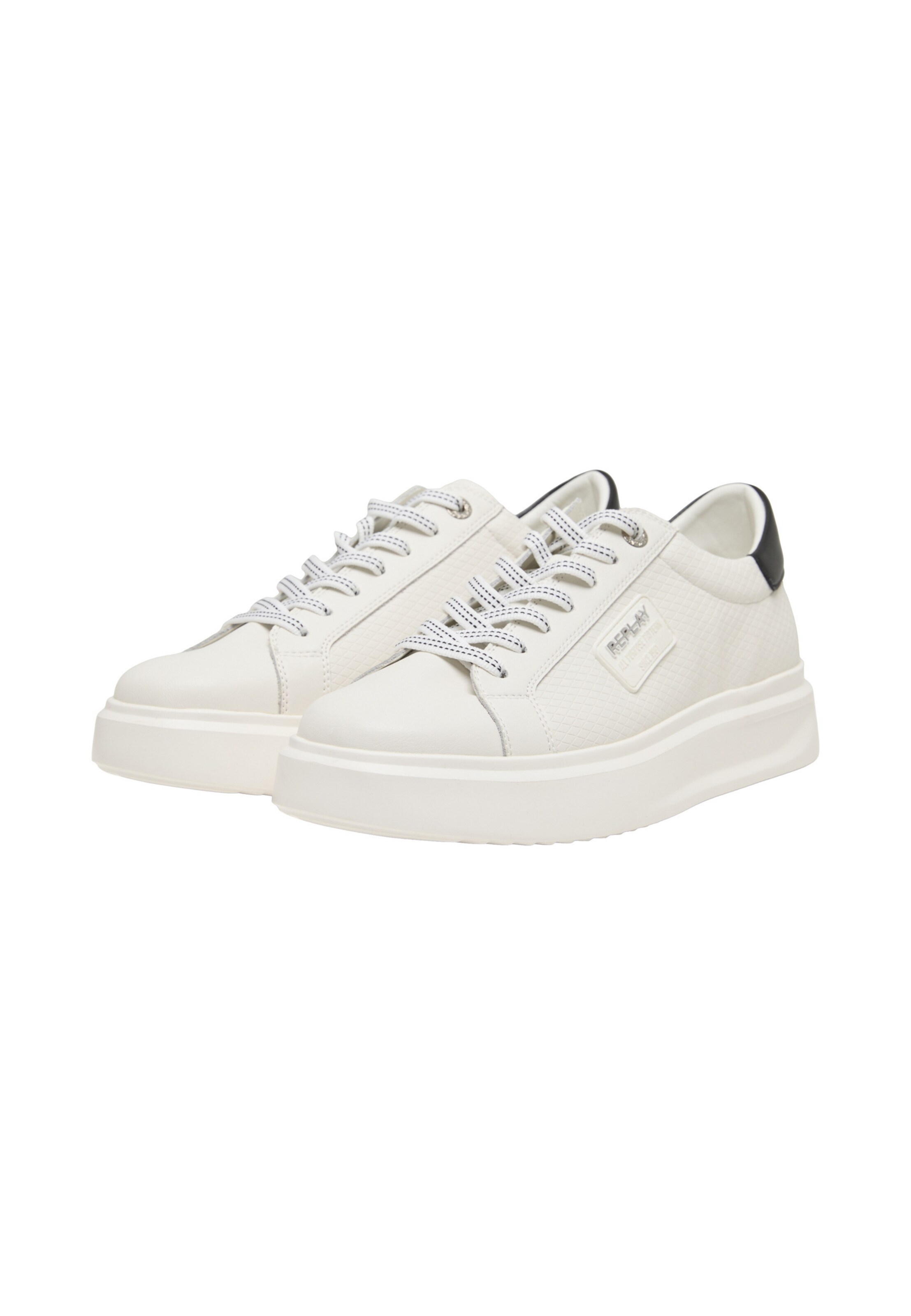 Baskets basses 'Pulsar' REPLAY en blanc