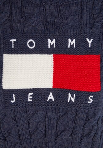 Tommy Jeans Trui 'CENTER' in Blauw