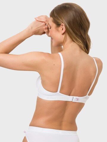 BeeDees T-shirt Bra 'Bügel-BH Microfun W' in White