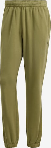 Pantalon 'Adicolor Contempo' ADIDAS ORIGINALS en vert : devant