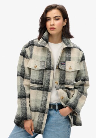 Superdry Tussenjas in Zwart: voorkant