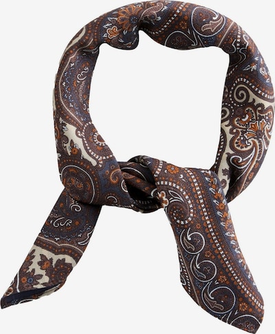 Skara iš Next, spalva – kremo / tamsiai mėlyna / karamelės / tamsiai ruda, Prekių apžvalga