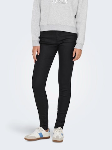 ONLY Skinny Jeansy 'ONLHELLA' w kolorze czarny: przód