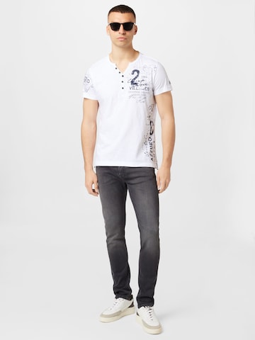 CAMP DAVID Shirt 'Cinque Terre' in White