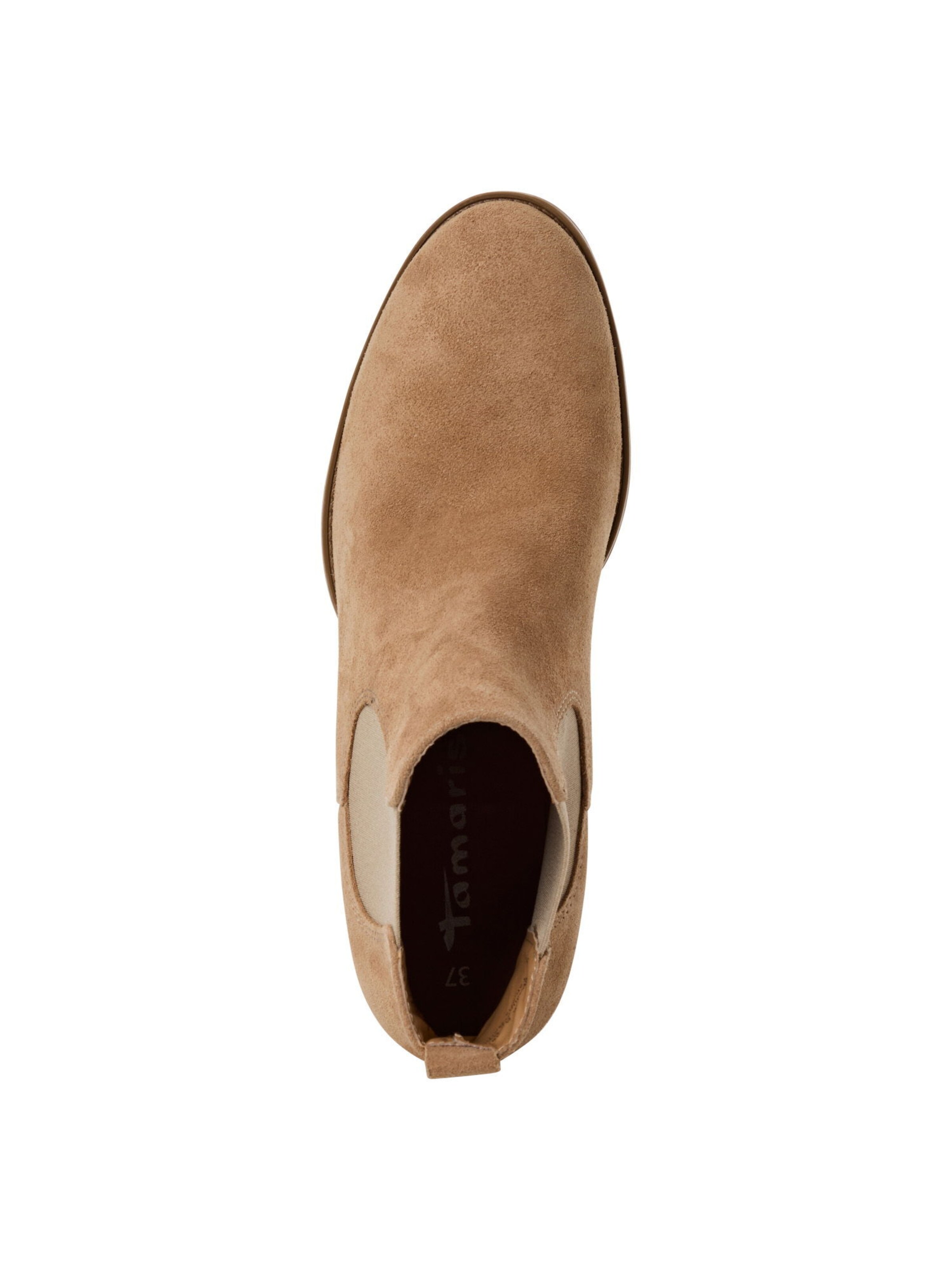 Tamaris Chelsea boots in Beige