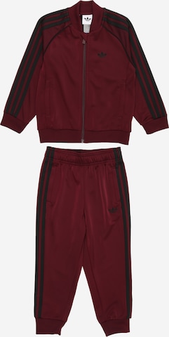 ADIDAS ORIGINALS Träningsoverall 'SST' i brun: framsida