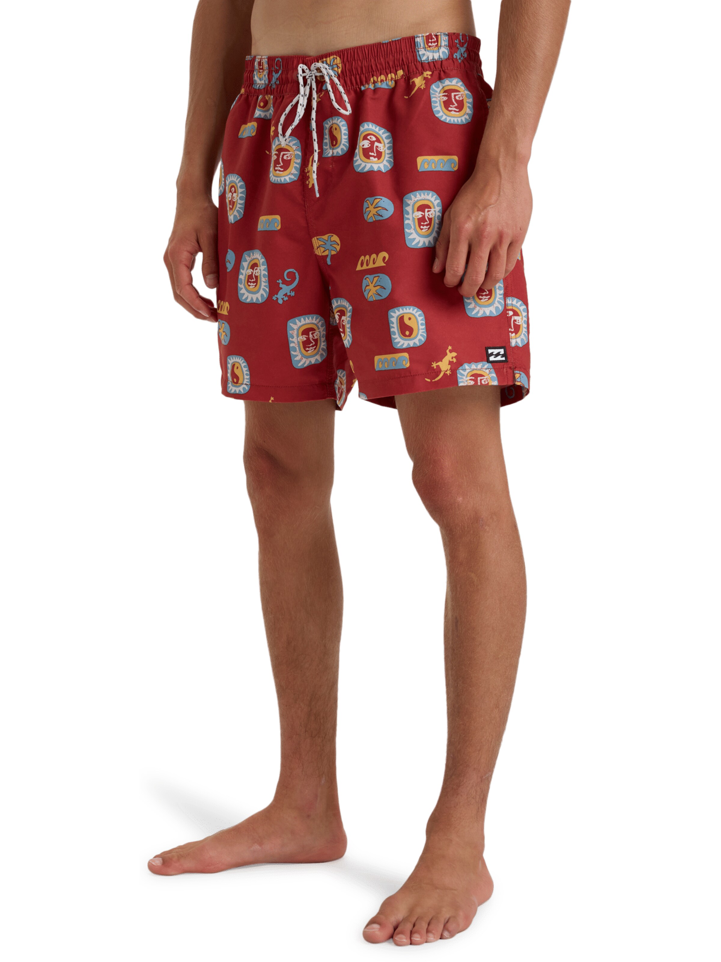 Shorts de bain 'Vacay 16' BILLABONG en rouge