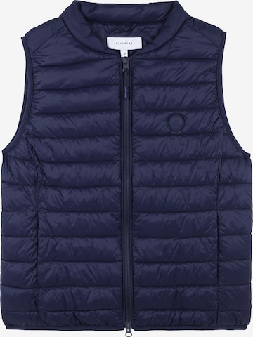 Scalpers Bodywarmer 'Gstaad' in Blauw: voorkant