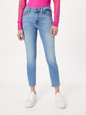 Coupe slim Jean 'ROXANNE' 7 for all mankind en bleu : devant