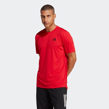ADIDAS PERFORMANCE - Camisa funcionais 'Club' em vermelho: frente