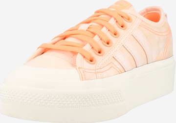 ADIDAS ORIGINALS Platform trainers 'Nizza' in Orange: front