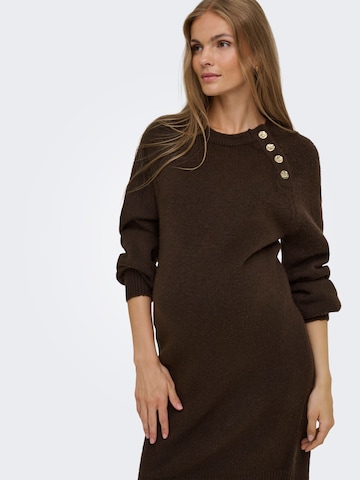 Abito in maglia 'OLMEmma' di Only Maternity in marrone