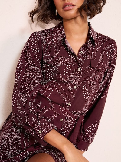 Friends Like These Shirt dress in 36 in Ruby red / White, Item view