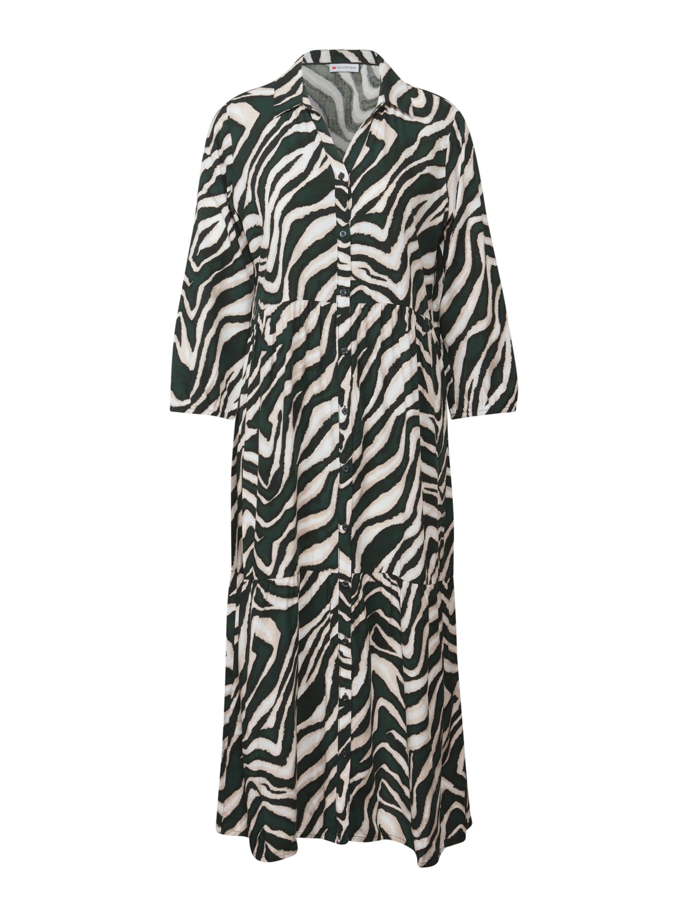 STREET ONE - Vestidos camiseiros em verde: frente