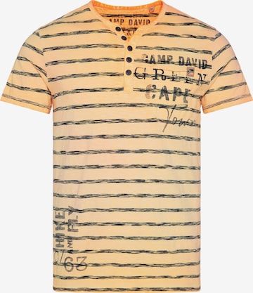 CAMP DAVID - Camiseta 'Paragliding Cape Town I' en naranja: frente