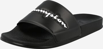 Champion Authentic Athletic Apparel Buty na plażę/do kąpieli 'VARSITY' w kolorze czarny: przód