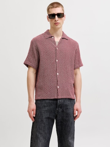 JACK & JONES Comfort Fit Hemd in Rot: Vorderseite
