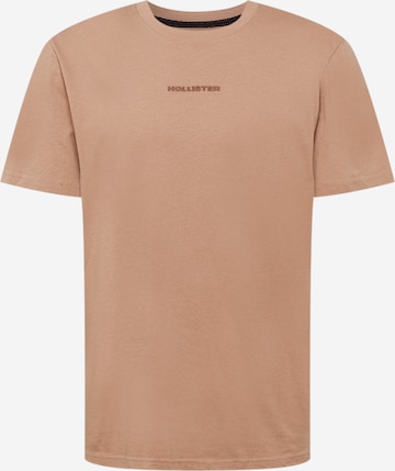 T-Shirt 'LUEDE' HOLLISTER en marron : devant