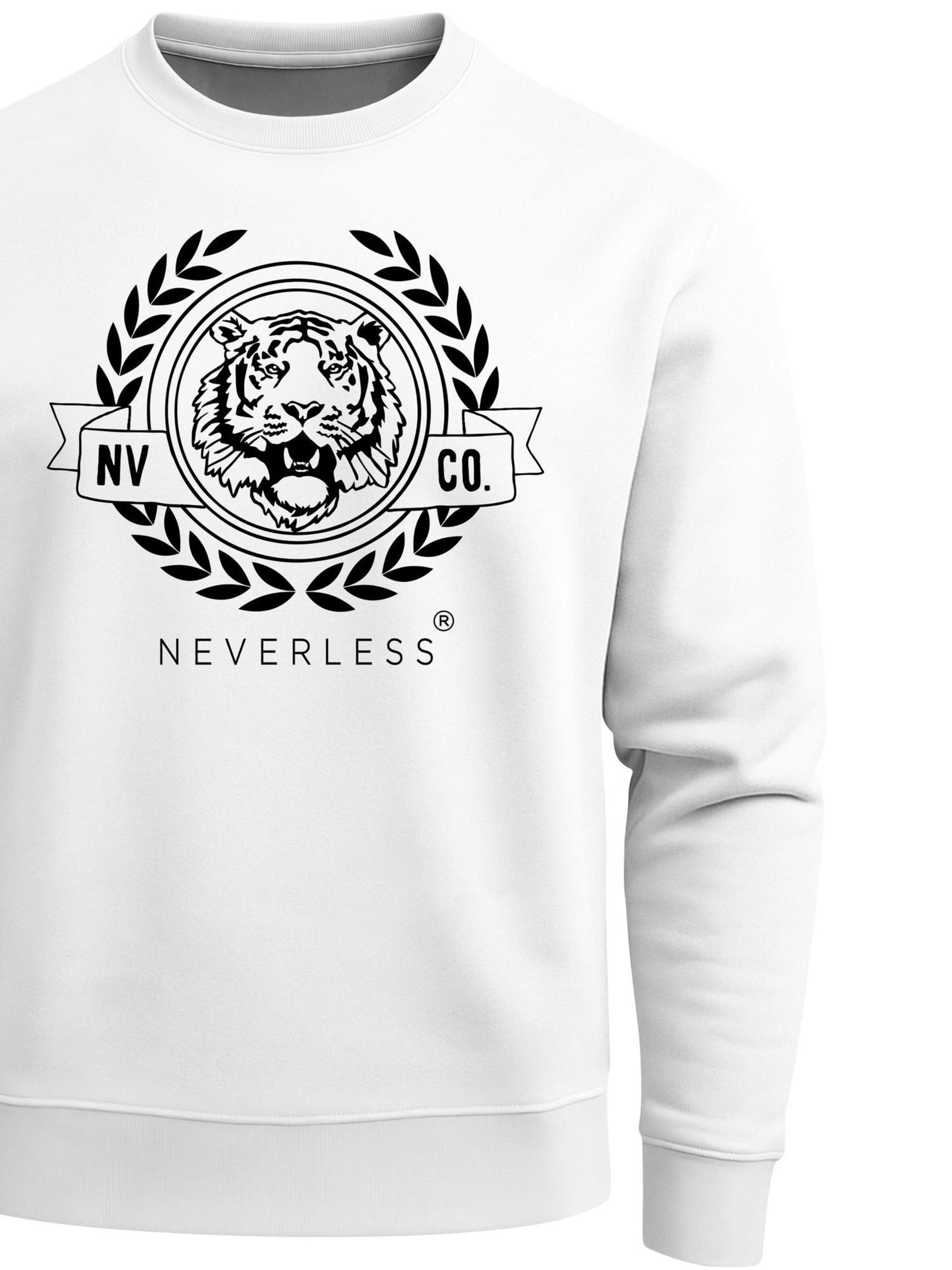 Neverless Sweatshirt 'Old School' in White
