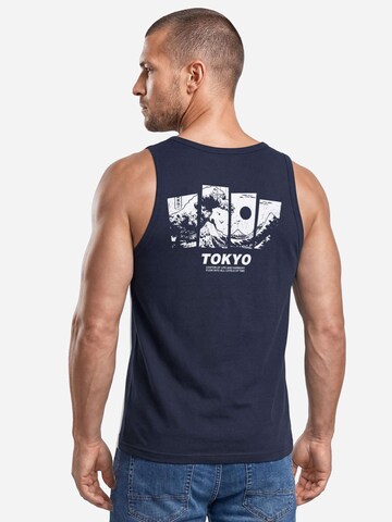 Neverless Shirt 'Tokyo Wave'‌‌‌‌‌‌‌‌‌‌ in Blau
