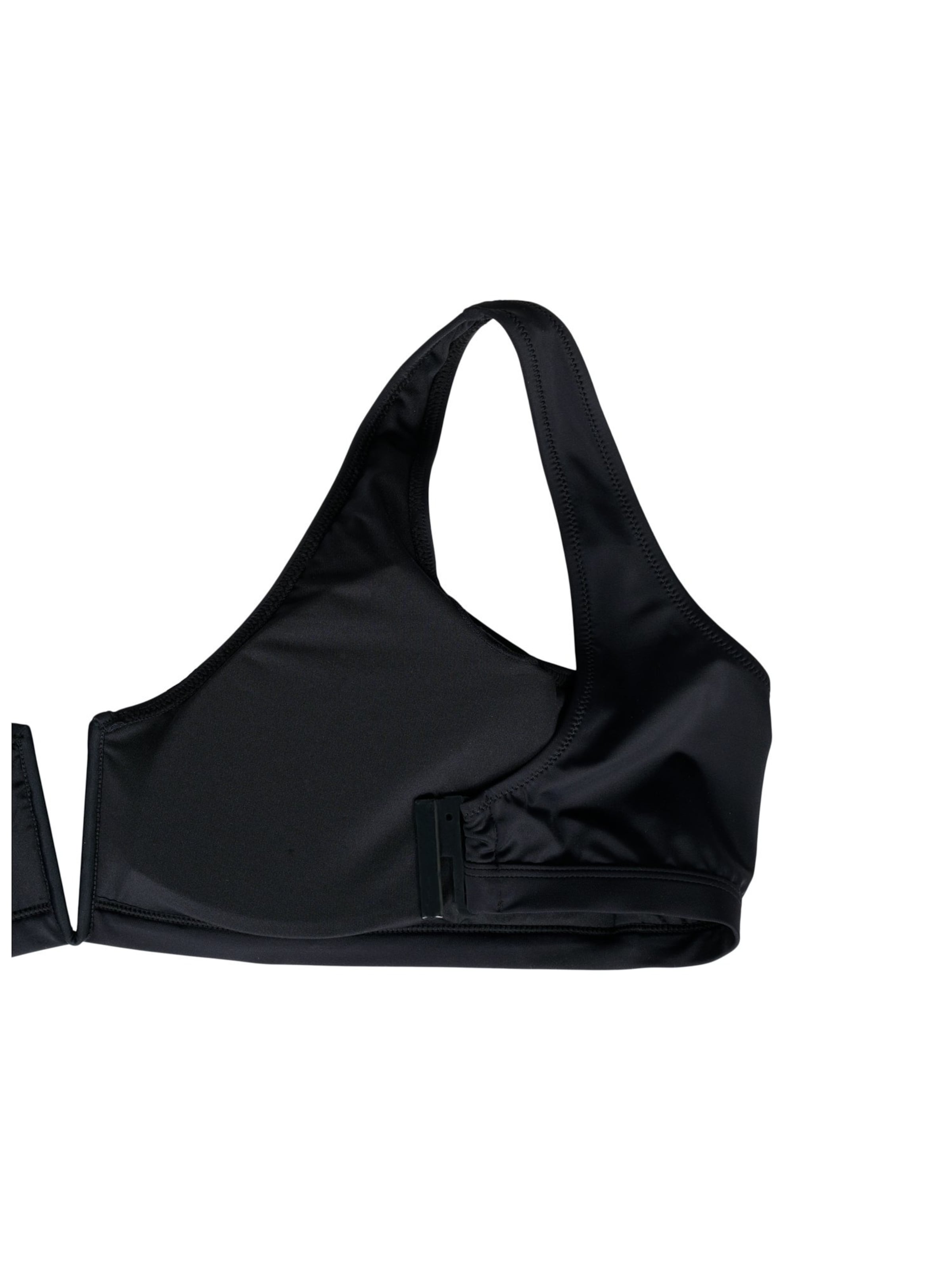 Swim by Zizzi Trojuholníky Bikinový top 'Snova' - Čierna