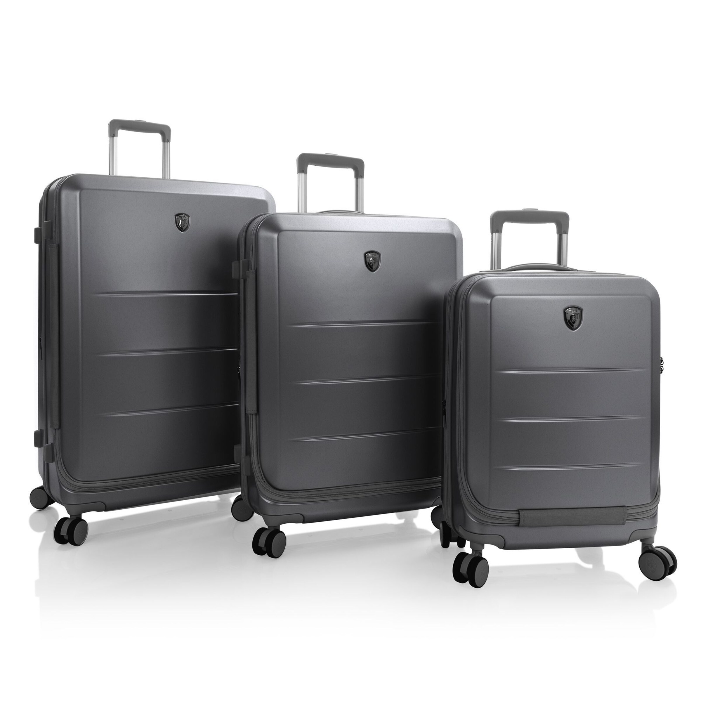 Heys Suitcase Set in Grey: front