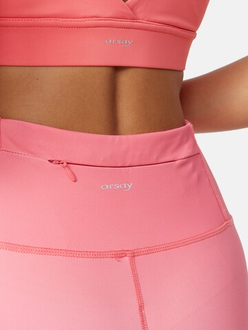 Orsay Skinny Leggings in Pink