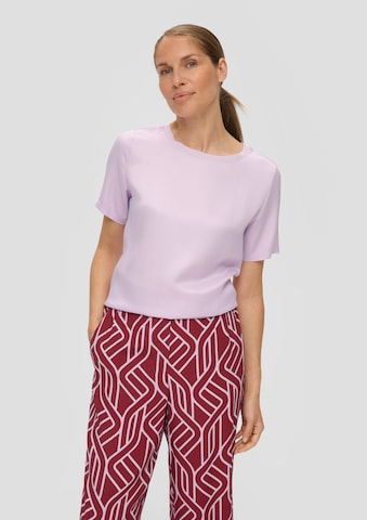 T-shirt s.Oliver BLACK LABEL en violet : devant