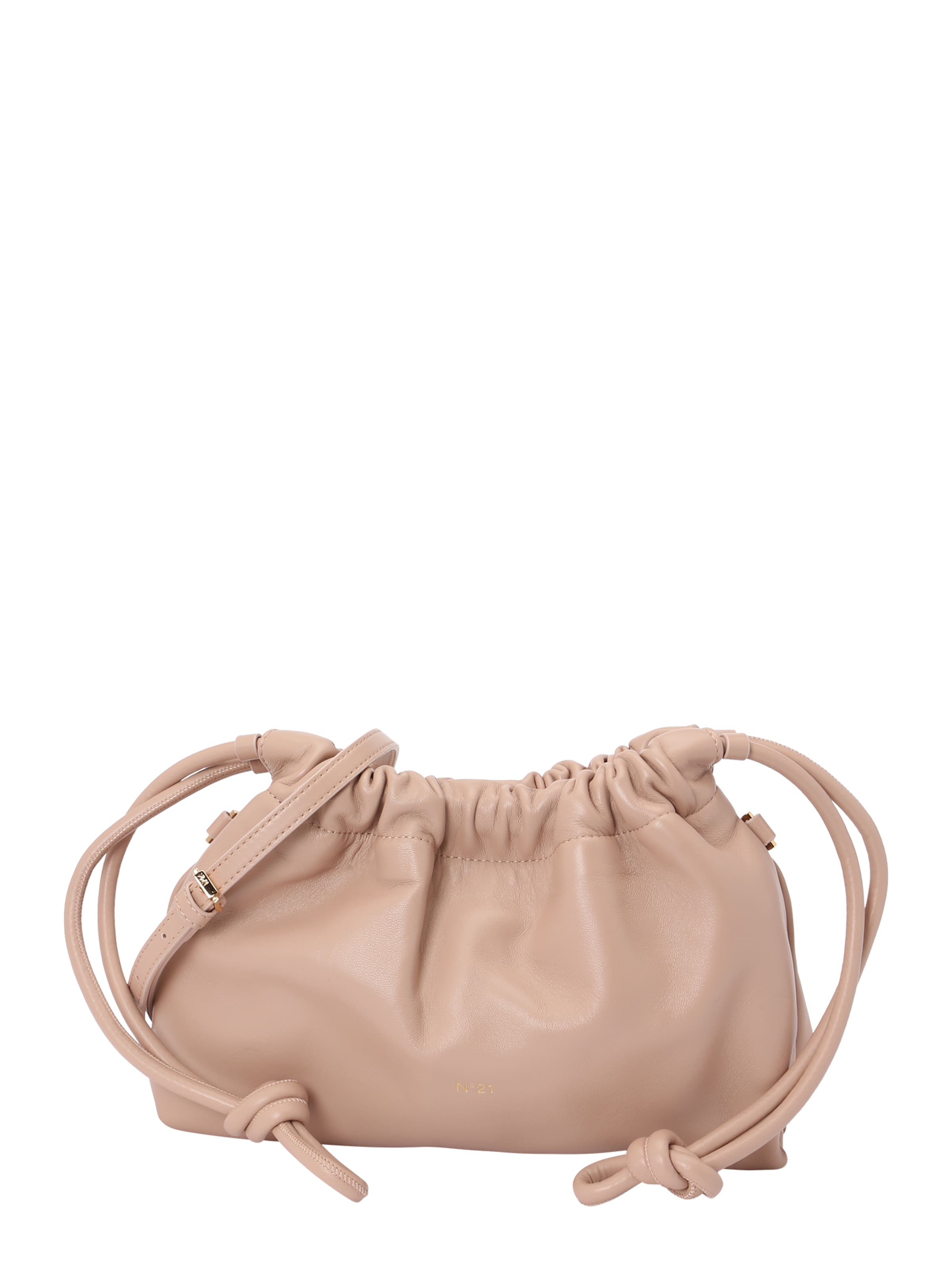 N°21 Beuteltasche 'Eva' in Beige: Vorderseite