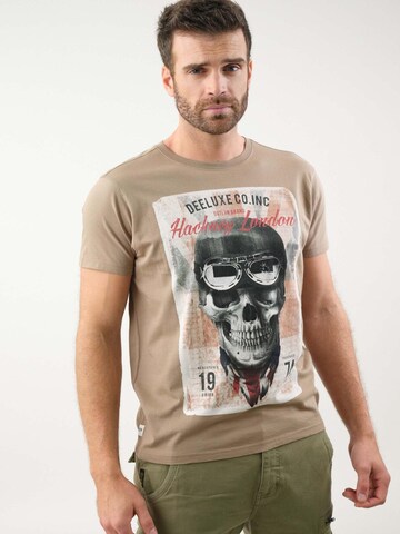 T-Shirt 'Clem' Deeluxe en gris : devant