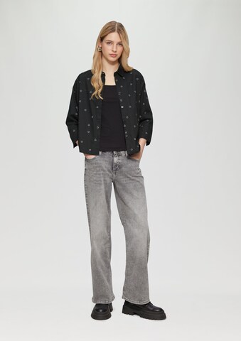 QS Bluse in Schwarz