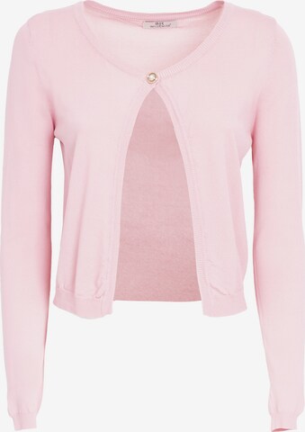 Cardigan Influencer en rose : devant