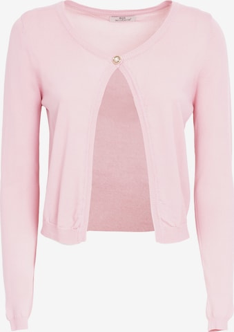 Influencer Knit cardigan in Pink: front