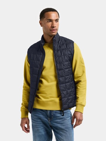 Didriksons Weste 'Samuel' in Blau: Vorderseite