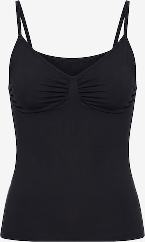 SASSYCLASSY Shaping Top in Black: front