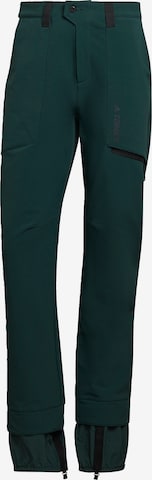 Pantalon outdoor 'Yearound' ADIDAS TERREX en vert : devant