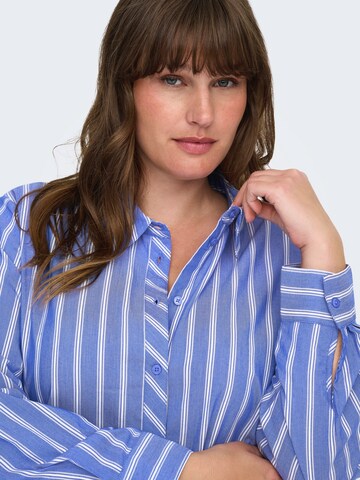 Chemisier 'CARLIAH' ONLY Carmakoma en bleu