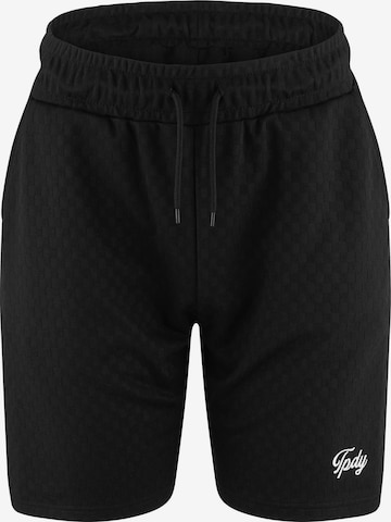 trueprodigy Loose fit Pants ' James ' in Black: front