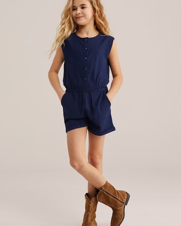 WE Fashion Комбинезон в синьо