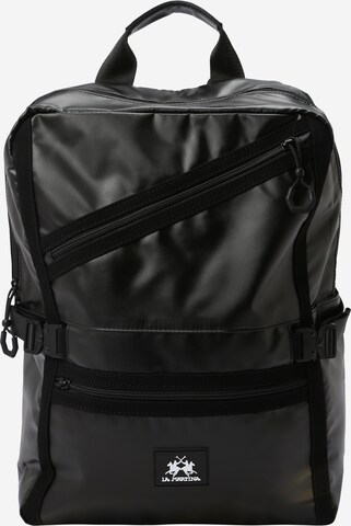 La Martina Backpack 'NICOLAS' in Black: front