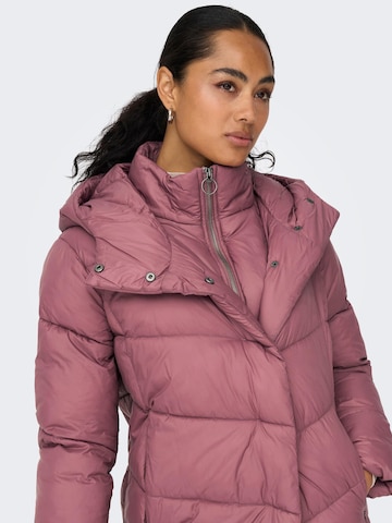 Manteau d’hiver 'Audrey' ONLY en rose