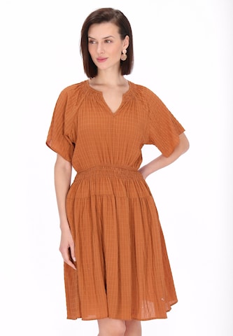 Usha Dress in Beige: front