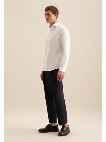 SEIDENSTICKER Slim fit Business shirt ' Slim ' in White