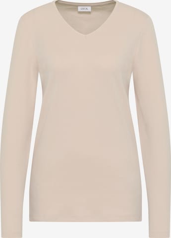 CECIL Shirt in Beige: front