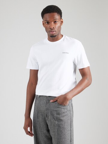 Maglietta di Calvin Klein in bianco: frontale