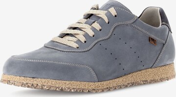 Sneaker bassa di Pius Gabor in blu: frontale