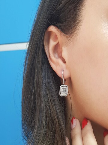 EinStein Diamant Earrings in Silver